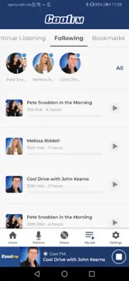 Cool FM android App screenshot 1